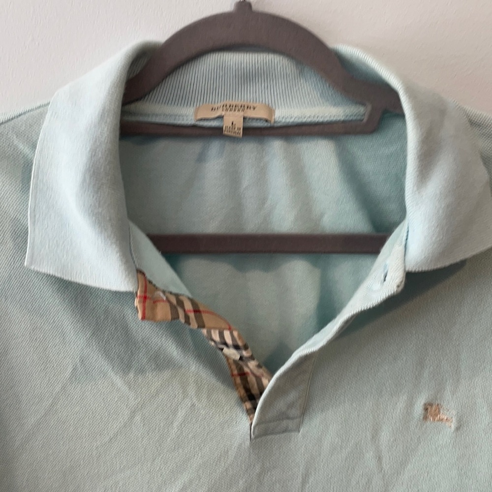 Burberry Polo Shirt Sz L